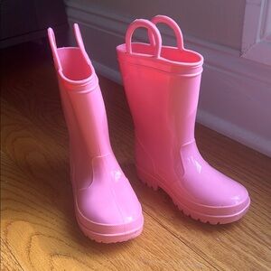 Pink Rain Boots